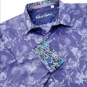 Robert Graham Rare 4xl Floral Jacquard shirt NWT
